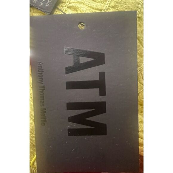 ATM Linen Smocked Tube Top in Seagrass NWT Size XL - Picture 5 of 6